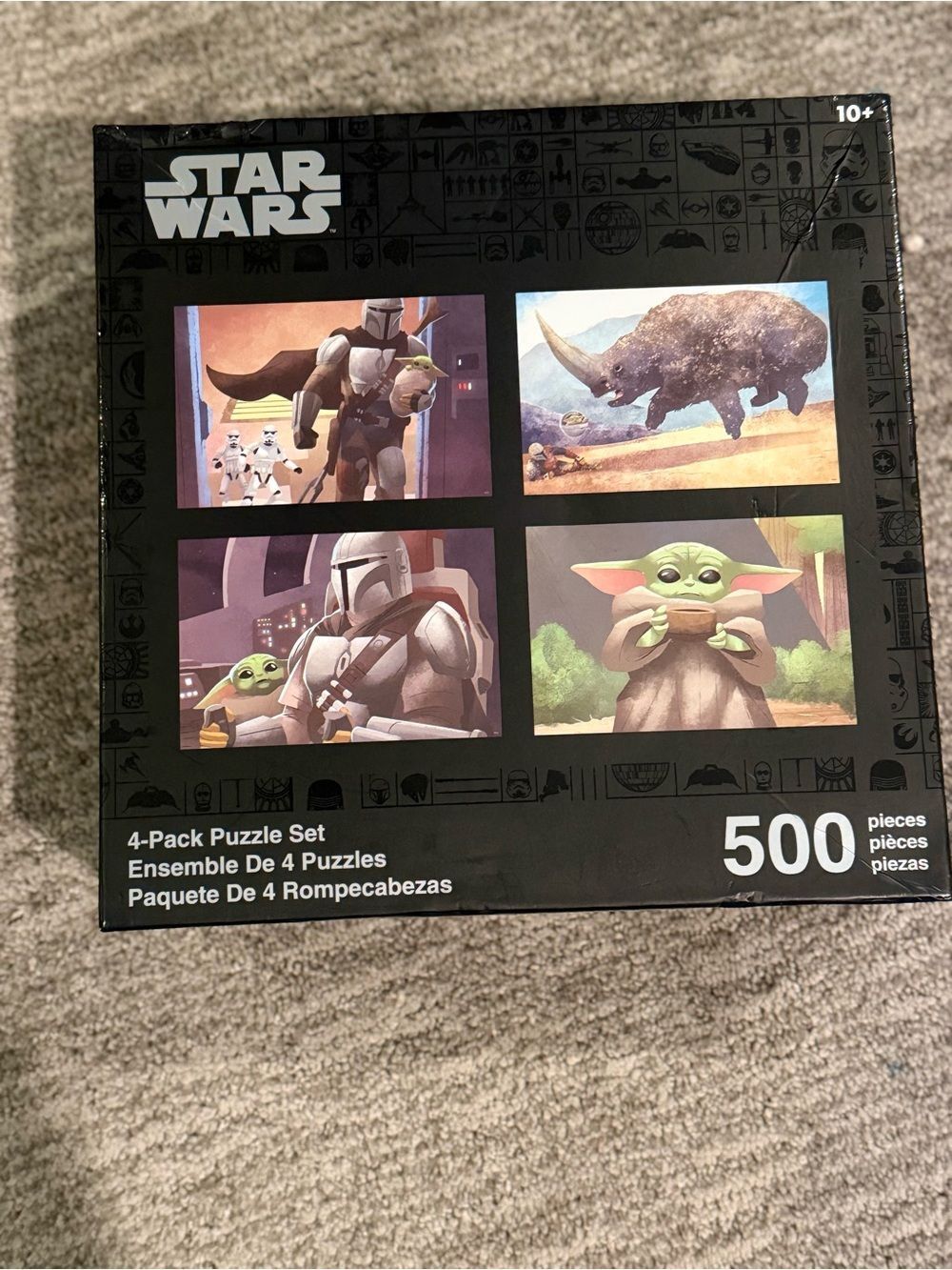 Star Wars The Mandalorian 4-Pack Puzzle Set